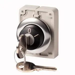 Eaton 187063 M30C-FWRS-RS-A1 Kulcsos kapcsoló,30mm,lapos,2 áll.,reteszelt Legkelendőbb