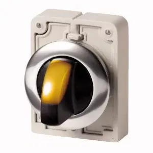 Eaton 187129 M30C-FWLK-Y Világító választókapcsoló,30mm,lapos,2 áll.,sárga Vedd meg online
