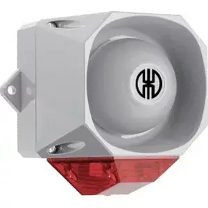 Szezonális akció Werma 43911068 Flash/Sounder WM 32 tne 115-230VAC GY/RD