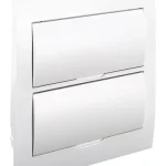 Tracon EDSN-12/2 Műanyag kiselosztó, 24 modul, 2 sor, teli ajtóval, IP40, süllyesztett Árengedmény
