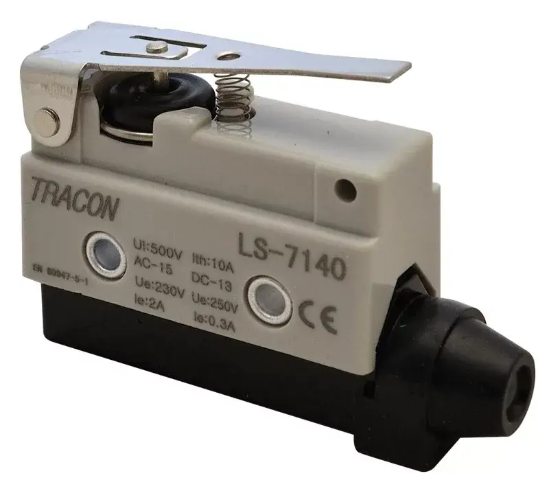Tracon LS7140 Helyzetkapcsoló, rugószáras 1×CO, 2A/230V AC, 46mm, IP40 Csak ma