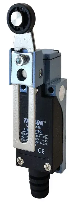Vedd meg most Tracon LSME8108 Helyzetkapcsoló, lengőkar-görgő 1×NO+1×NC, 5A/250V AC, 20-90mm, IP65