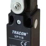 Azonnali szállítás Tracon VP118 Helyzetkapcsoló, lengőkar-görgő 1×NO+1×NC, 6A/230V AC, 28mm, IP65
