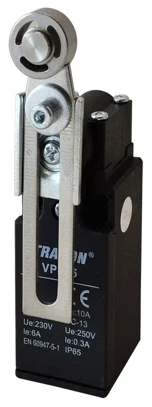 Tracon VP145 Helyzetkapcsoló, lengőkar-görgő 1×NO+1×NC, 6A/230V AC, 30-60mm, IP65 Exkluzív ajánlat