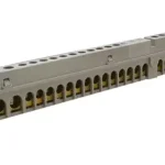 Tracon NPE-Z-38 Szigetelt földelősín (N/PE) EDSS-18/. mod.elosztóhoz 230/400VAC, 100A, 13,7×26,6mm, L=360 mm, 38P, IP20 Expressz szállítás