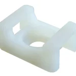 Tracon CSTALP-2 Csavarozható, 2oldalt fűzhető kábelkötegelő talp, natúr 23×16mm, d=6,3mm, PA6.6 Kedvezményes ár