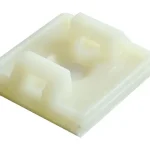 Ne maradj le Tracon TALP190-2 Öntapadós/csavarozható, 2oldalt fűzhető kötegelő talp, natúr 18,7×18,7mm, d=4,4mm, PA6.6