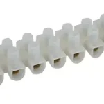 Gyors szállítás Tracon S60A-H-L Flex. nyomólemezes sorozatkapocs, H profil, 12 tag, natúr 25mm2, 450VAC, 80A, PP