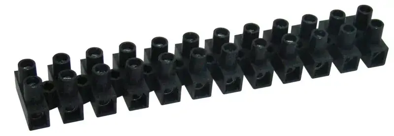 Tracon SF10A-H Flexibilis sorozatkapocs, H profil, 12 tag, fekete 6mm2, 450VAC, 40A, PP Vedd meg most