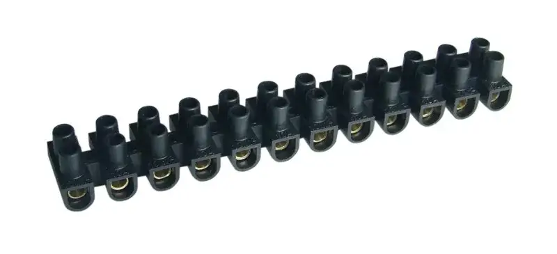 Ajánlat Tracon SF30A-H-L Flex. nyomólemezes sorozatkapocs, H profil, 12 tag, fekete 16mm2, 450VAC, 63A, PP
