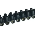 Tracon SF3A-H-L Flex. nyomólemezes sorozatkapocs, H profil, 12 tag, fekete 2,5mm2, 450VAC, 16A, PP Expressz kézbesítés