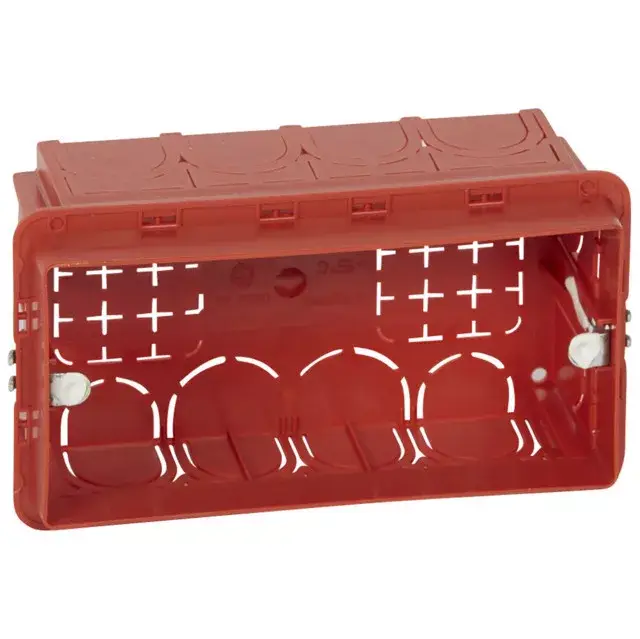 Kedvezmény Legrand 089249 4/5 modul kettes doboz függőleges/vízszintes használatra, téglafalba ( Legrand 089249 )