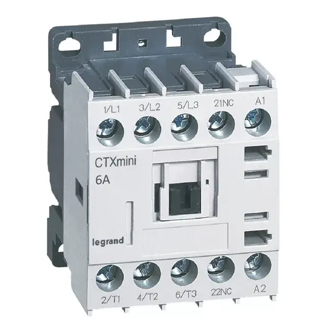 Azonnal elérhető Legrand 417014 CTX3 Mini ip. mágneskapcs. 3P 6A 1NY 110V AC ( Legrand 417014 )