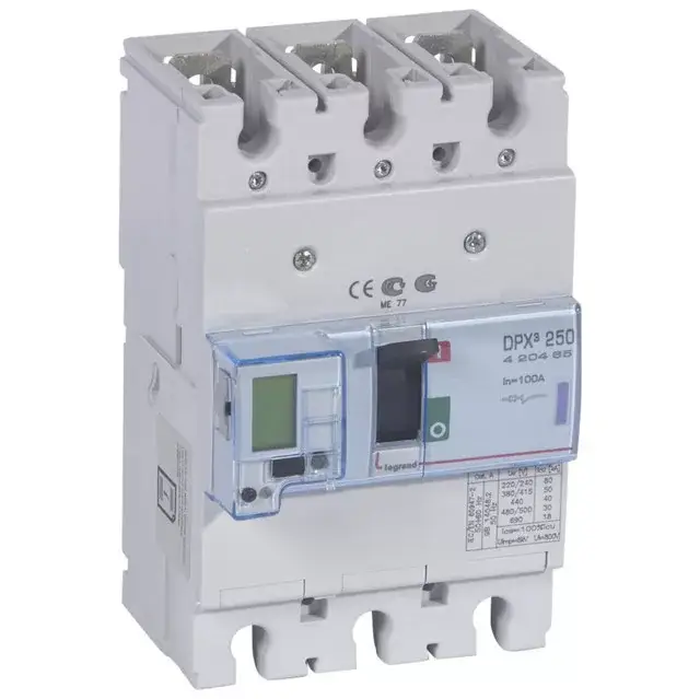 Vedd meg most Legrand 420465 DPX3 250 100A 3P S2+M 50kA kompakt megszakító ( Legrand 420465 )