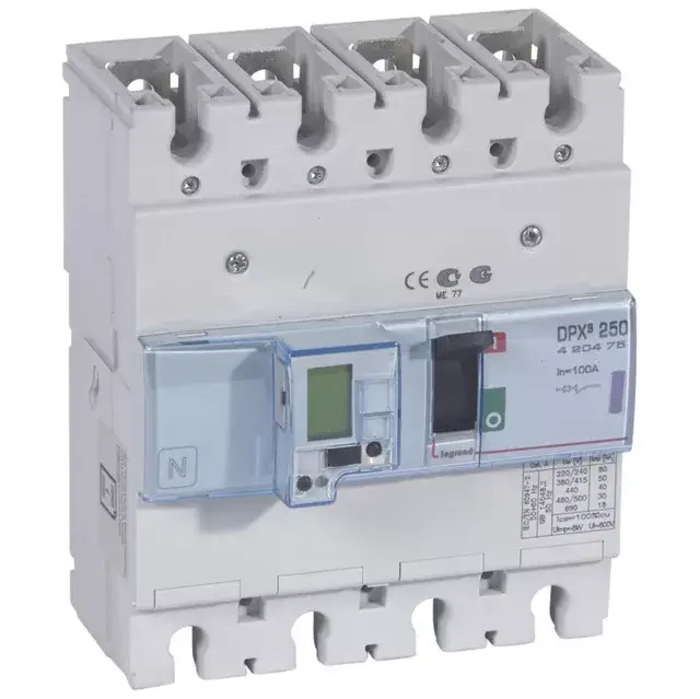Legnépszerűbb Legrand 420475 DPX3 250 100A 4P S2+M 50kA kompakt megszakító ( Legrand 420475 )