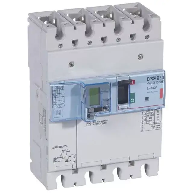 Legrand 420355 DPX3 250 100A 4P+ÁVK S2 36kA kombinált ávk ( Legrand 420355 ) Prémium