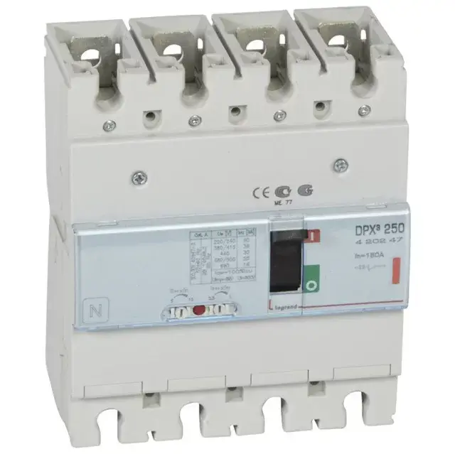 Prémium Legrand 420247 DPX3 250 160A 4P termikus mágneses 36kA kompakt megszakító ( Legrand 420247 )