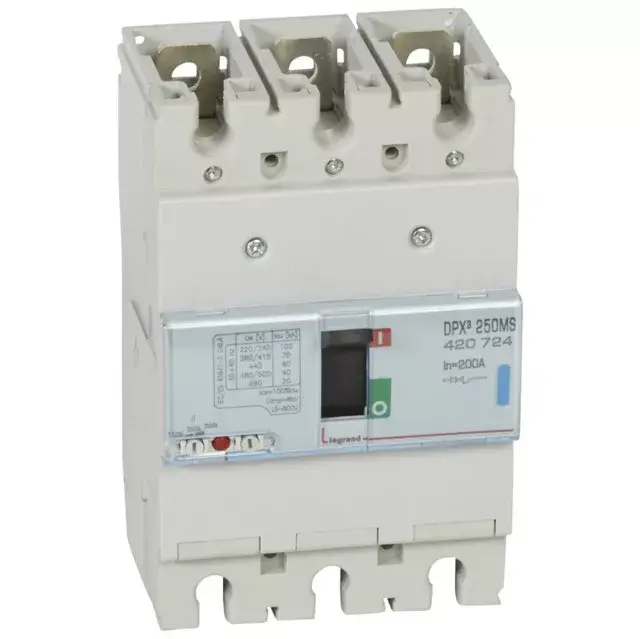 Legrand 420724 DPX3 250 200A 3P 25kA MA kompakt megszakító ( Legrand 420724 ) Biztonságos fizetés