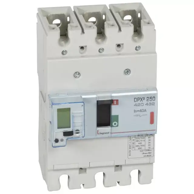 Árcsökkenés Legrand 420432 DPX3 250 40A 3P S2+M 36kA kompakt megszakító ( Legrand 420432 )