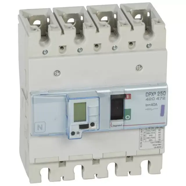 Bestseller Legrand 420472 DPX3 250 40A 4P S2+M 50kA kompakt megszakító ( Legrand 420472 )