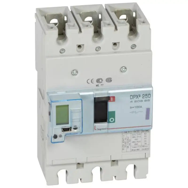 Legrand 420365 DPX3 250 50kA fix 3P 100A S2 elektronikus kioldóval ( Legrand 420365 ) Outlet