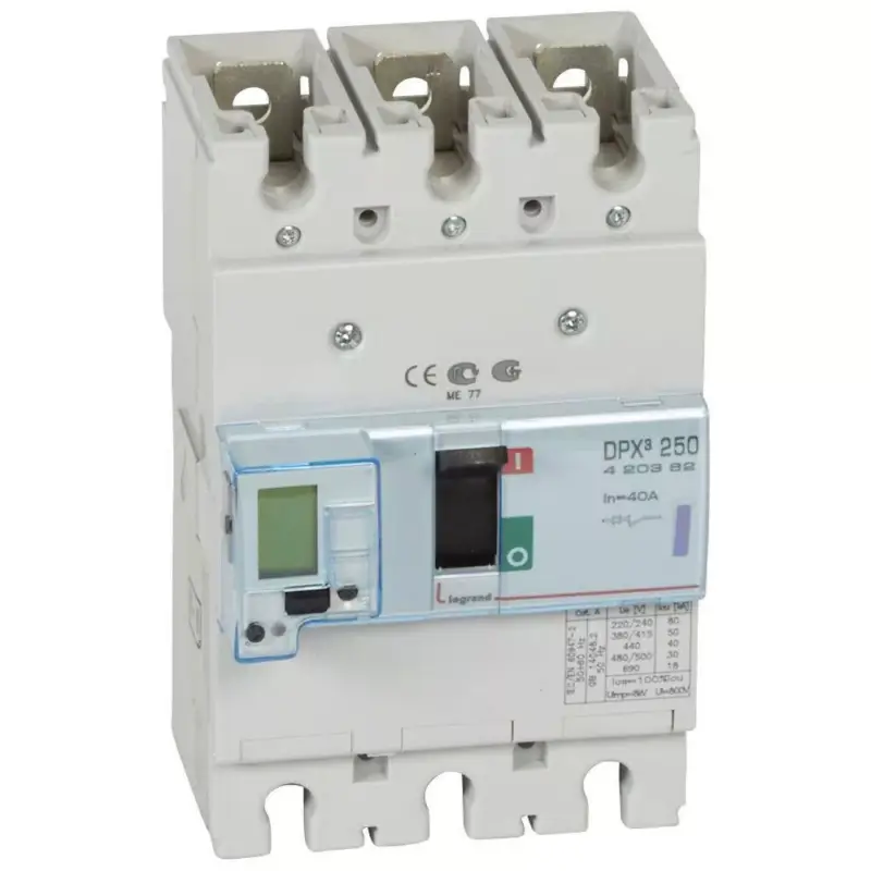 Szuper ajánlat Legrand 420362 DPX3 250 50kA fix 3P 40A S2 elektronikus kioldóval ( Legrand 420362 )