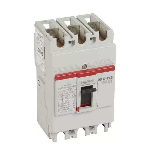 Legrand 027007 DRX100 3P 10 kA 75A t.m. kompakt megszakító ( Legrand 027007 ) Szuper ajánlat