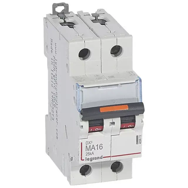 Árcsökkenés Legrand 409872 DX3 kismegszakító 25kA 2P 230/400V~ MA16 ( Legrand 409872 )