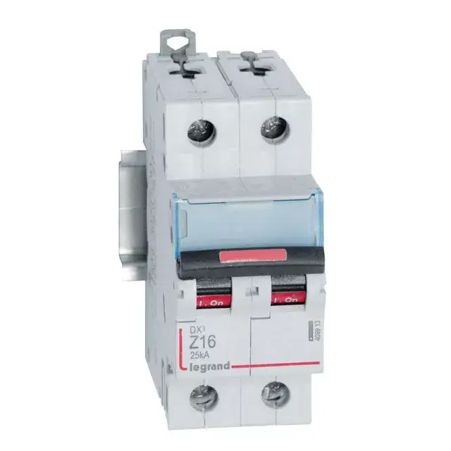Vedd meg most Legrand 409913 DX3 kismegszakító 25kA 2P Z16 ( Legrand 409913 )