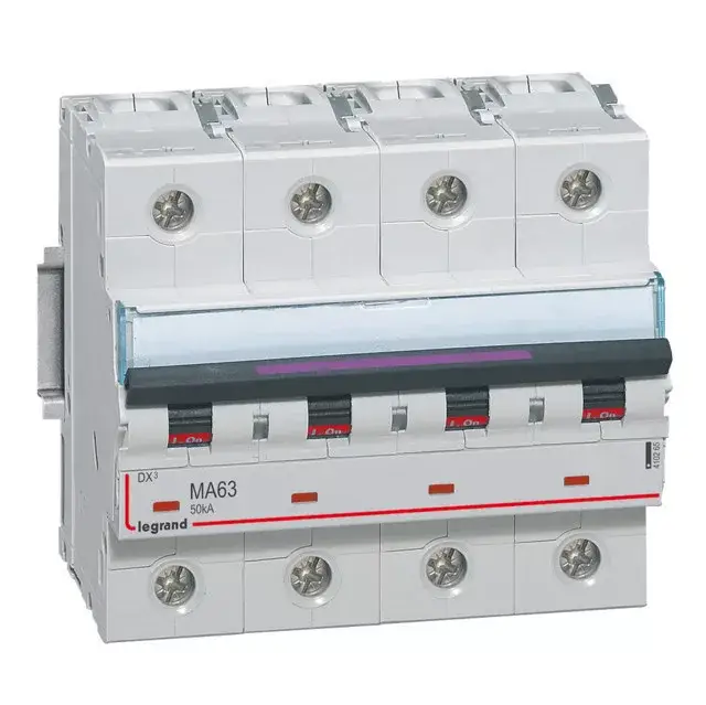 Legrand 410265 DX3 kismegszakító 50kA 4P 400V~ MA63 ( Legrand 410265 ) Bestseller