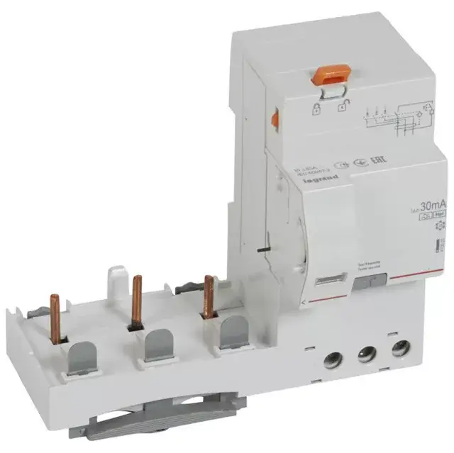 Legrand 410605 DX3 áramvédő relé 3P 400V~ Hpi 63A 30mA ( Legrand 410605 ) Biztonságos vásárlás