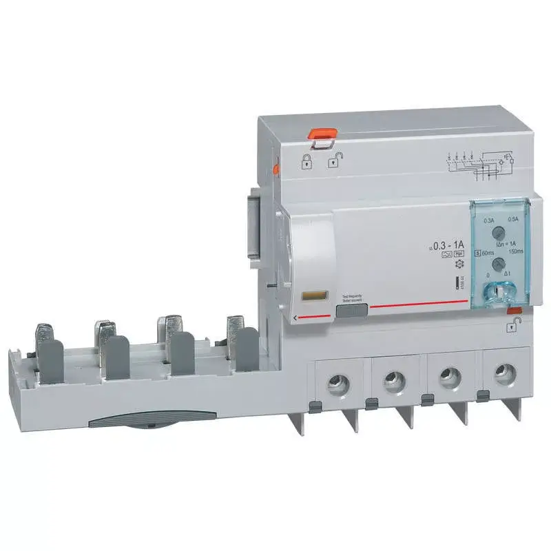 Alacsony ár Legrand 410642 DX3 áramvédő relé 4P 400V~ Hpi 125A 300mA ( Legrand 410642 )