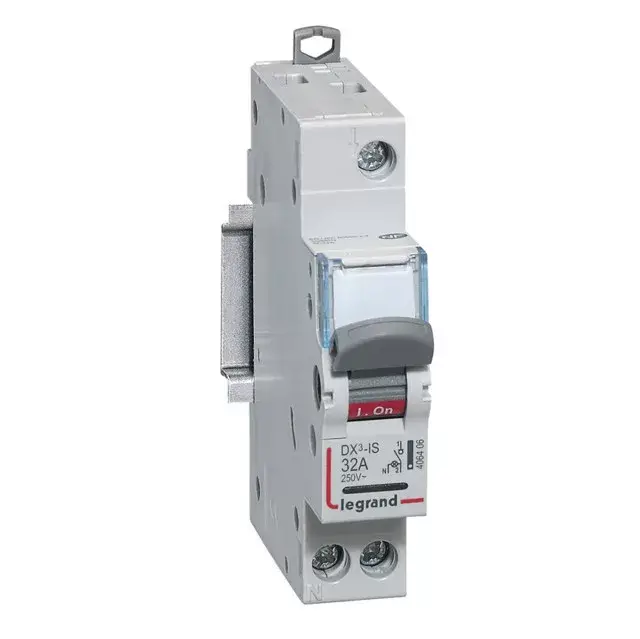 Legrand 406406 DX3-I terheléskapcsoló 1P 32A jelzőlámpával ( Legrand 406406 ) Prémium