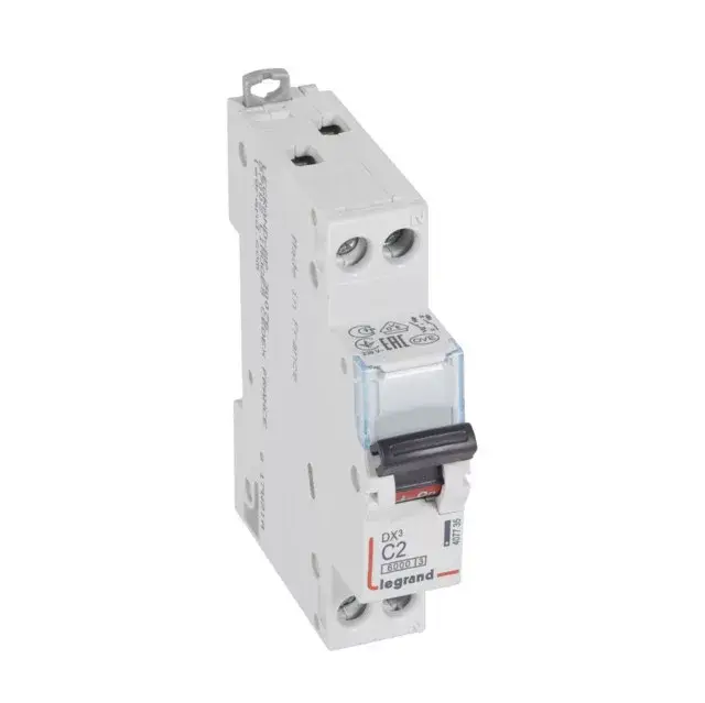 Legrand 407735 DX3 kismegszakító 1P+N C2 6000A/10kA ( Legrand 407735 ) Bestseller