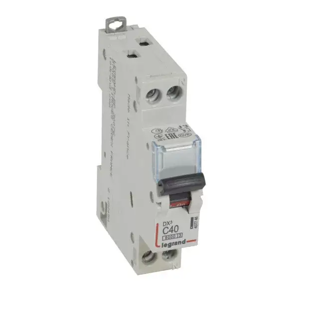 Vedd meg online Legrand 407746 DX3 kismegszakító 1P+N C40 6000A/10kA ( Legrand 407746 )