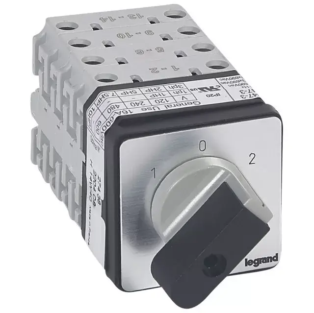 Kihagyhatatlan ajánlat Legrand 027438 Görgős kapcsoló 4P 20A PR17 1-0-2 ( Legrand 027438 )