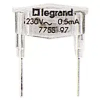Legrand 775897 230V 0,5mA zöld glimmlámpa ( Legrand 775897 ) Legkelendőbb
