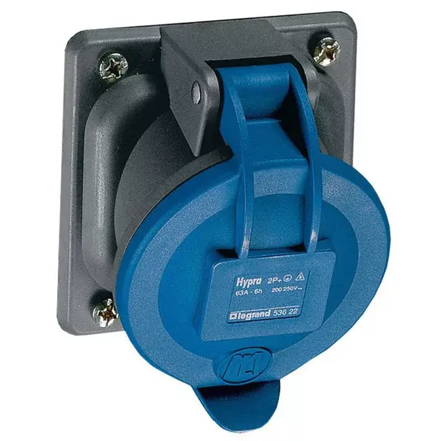 Akciós ár Legrand 053622 Hypra beépíthető aljzat 2P+E 63A 200/250V IP44 ( Legrand 053622 )