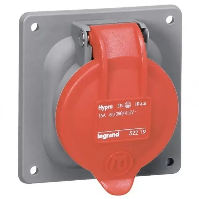 Legnépszerűbb Legrand 052920 Hypra Panelre szerelhető IP44 rögzíthető aljzat -IP44 -380/415 V ~ -32 A -3P + N + E-műanyag ( Legrand 052920 )