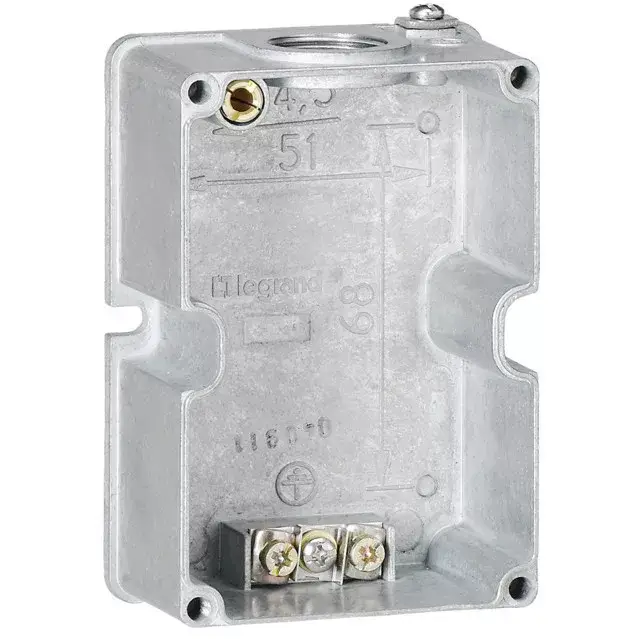 Legrand 052069 Hypra fém alapdoboz IP44 162 rögzíthetődugóhoz ( Legrand 052069 ) Biztonságos fizetés