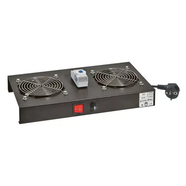 Különleges ajánlat Legrand 646238 tetőventilátor+termosztát készlet 2 ventillátoros fali szekrényhez 160m3/óra Linkeo ( Legrand 646238 )