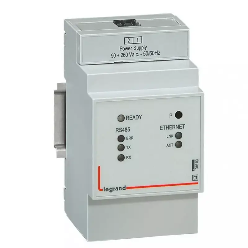 Legrand 004689 IP konverter RS 485 / Ethernet konverzióval - 2 modul ( Legrand 004689 ) Végkiárusítás