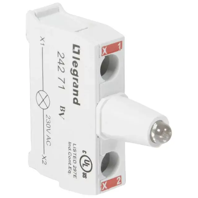 Legrand 024271 Osmoz csavaros fényforrás elem, tokozatra - piros 230V ~ ( Legrand 024271 ) Biztonságos vásárlás