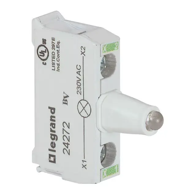 Legrand024272 Osmoz csavaros fényforrás elem, tokozatra - zöld 230V ~ ( Legrand024272 ) Népszerű