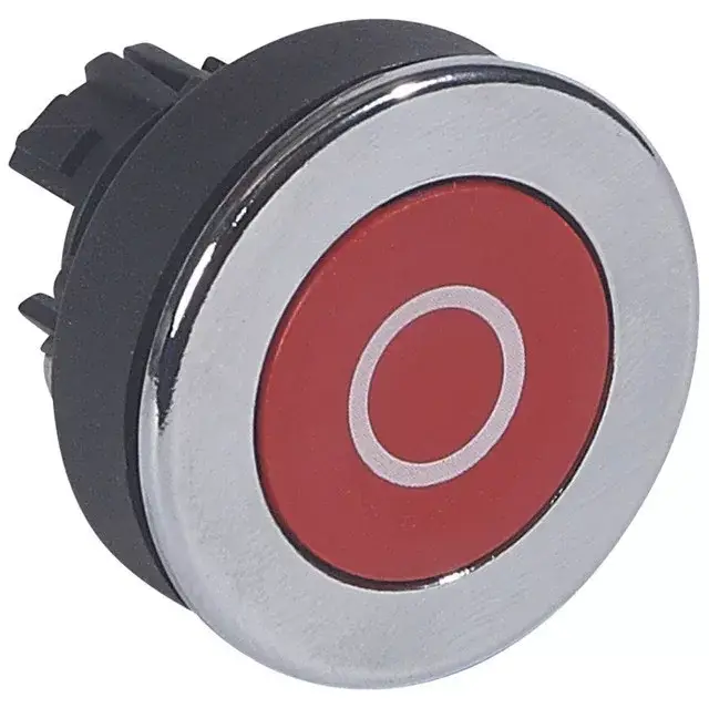 Legrand 023818 Osmoz extralapos nyomógomb - piros "O" jelzéssel Ø30 ( Legrand 023818 ) Szuper ajánlat