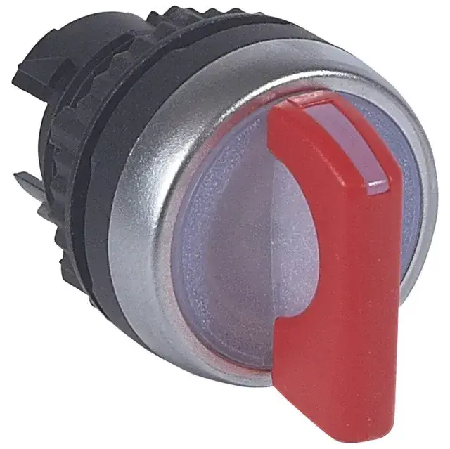 Utolsó esély Legrand 024041 Osmoz forgatókaros 2 fix állású világító kapcsoló 90° - piros ( Legrand 024041 )