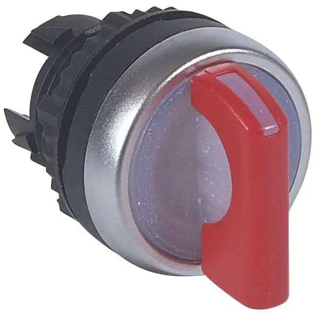 Legrand 024031 Osmoz forgatókaros 2 fix V állású világító kapcsoló - piros ( Legrand 024031 ) Gyors szállítás