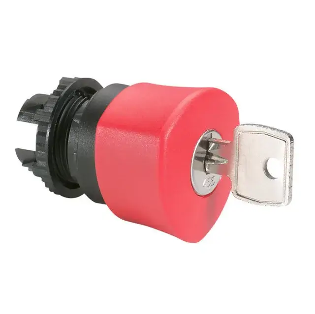 Biztonságos fizetés Legrand 023891 Osmoz vészleállító gomb reteszoldás kulccsal Ø40 - piros ( Legrand 023891 )