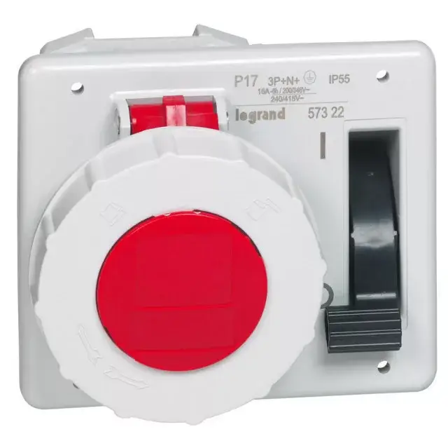 Különleges ajánlat Legrand 057322 P17 Tempra Pro Dafbe164k06T 400V IP67 beépíthető csatlakozóaljzat reteszelő kapcsolóval ( Legrand 057322 )