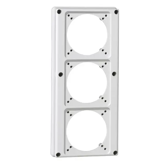 Biztonságos fizetés Legrand 057714 P17 Tempra standard előlap 3 férőhelyes, 16A ( Legrand 057714 )